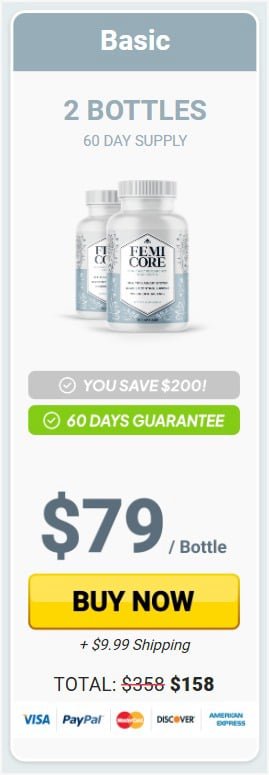 femicore 2-bottle 60-day package image
